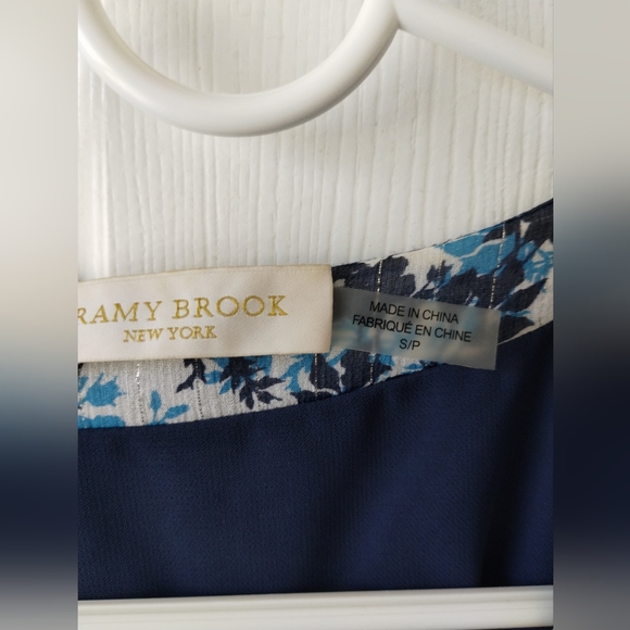 Ramy Brook Simone Floral Print Silk Mini Dress SP - Picture 5 of 6